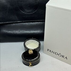 Pandora 14K Gold Barrel Charm